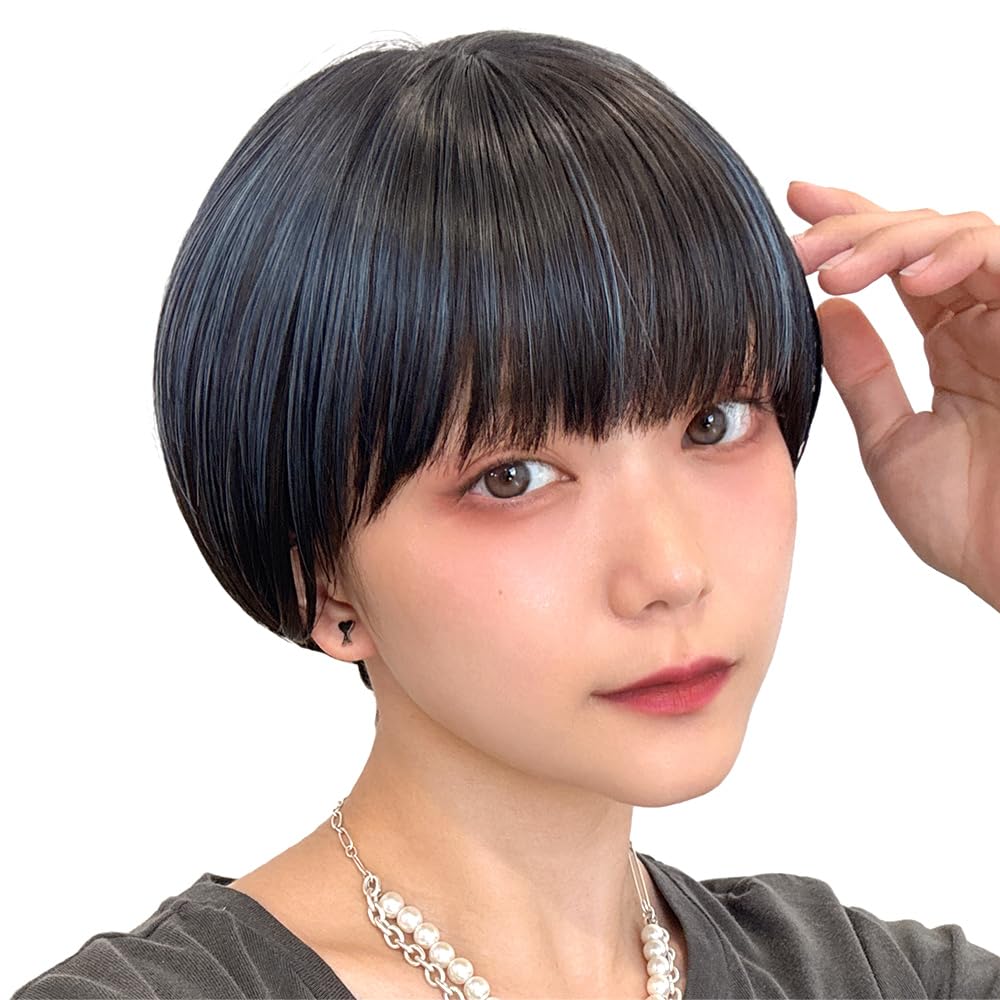 Amazon.co.jp: [AQUADOLL(アクアドール)] ウィッグ ショート マッシュ